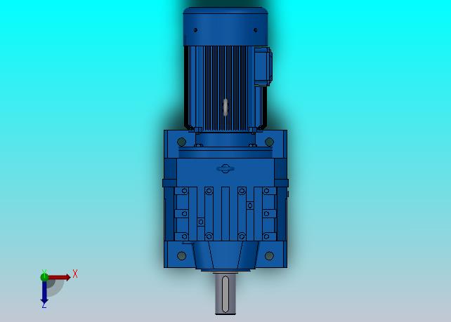 R67底脚轴伸式安装斜齿轮减速机R67-Y0.25-4P-71-M1-0°