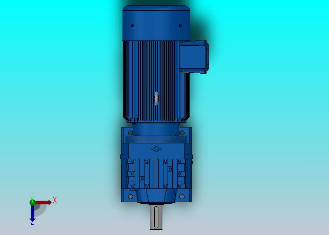R97底脚轴伸式安装斜齿轮减速机R97-Y0.75-4P-80-M1-0° (2)