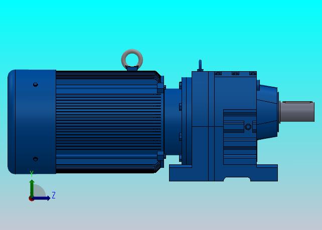 R167底脚轴伸式安装斜齿轮减速机R167-Y110-4P-315S-M1-0°