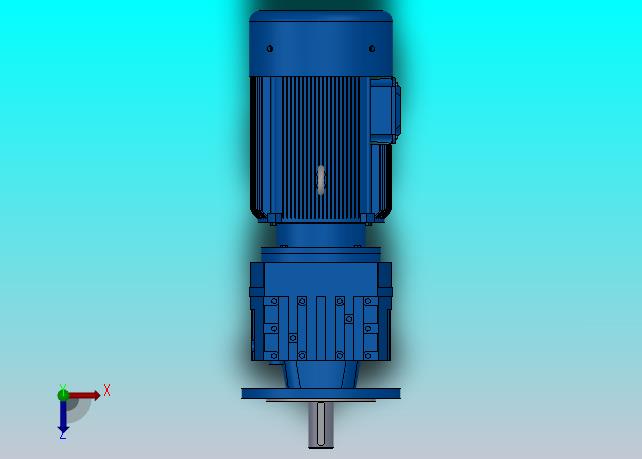 RF27法兰轴伸式安装斜齿轮减速机RF27-Y0.25-4P-71-M1-0°-Φ140