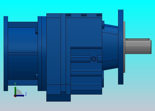 RF47ZP斜齿轮减速机RF47-3.83-M1-P71-Φ160