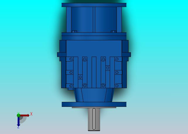 RF47ZP斜齿轮减速机RF47-3.83-M1-P71-Φ160