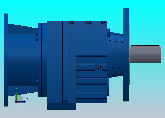 RF57ZP斜齿轮减速机RF57-4.39-M1-P80-Φ200