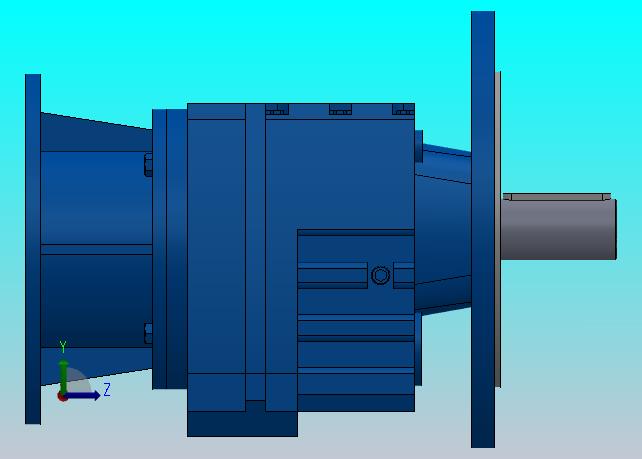 RF57ZP斜齿轮减速机RF57-4.39-M1-P90-Φ250