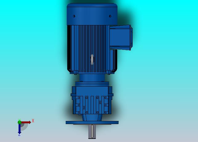 RF57法兰轴伸式安装斜齿轮减速机RF57-Y4-4P-112M-M1-0°-Φ250