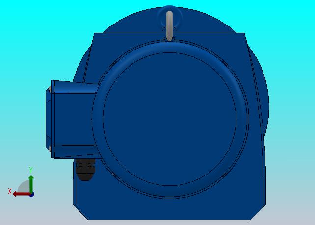 RF77法兰轴伸式安装斜齿轮减速机RF77-YVB1.5-4P-90L-M1-0°-Φ250