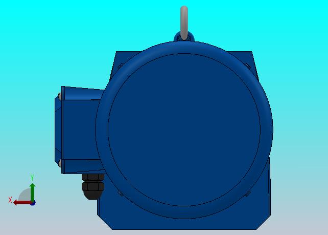 RF107法兰轴伸式安装斜齿轮减速机RF107-Y30-4P-200L-M1-0°-Φ350