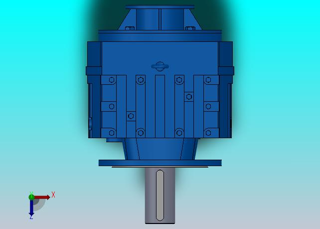RF147ZP斜齿轮减速机_RF147-9.74-M1-P100-Φ450