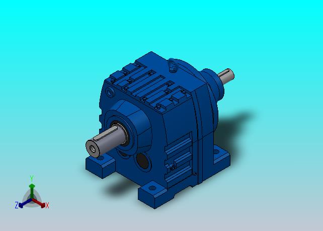 RS137底脚轴伸式安装斜齿轮减速机RS137-5.15-M1