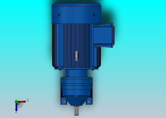 RX67底脚轴伸式安装斜齿轮减速机RX67-Y5.5-4P-132S-M1-0°