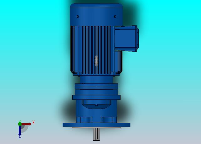 RXF67法兰轴伸式安装斜齿轮减速机RX67-Y1.1-4P-90S-M1-0°-Φ250
