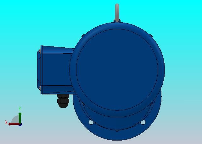 RXF67法兰轴伸式安装斜齿轮减速机RX67-Y2.2-4P-100-M1-0°-Φ200