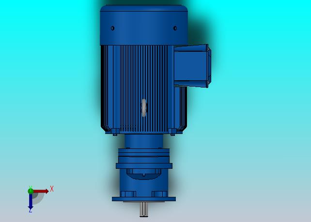 RXF67法兰轴伸式安装斜齿轮减速机RX67-Y7.5-4P-132M-M1-0°-Φ200