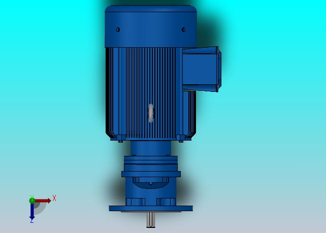 RXF67法兰轴伸式安装斜齿轮减速机RX67-Y7.5-4P-132M-M1-0°-Φ250