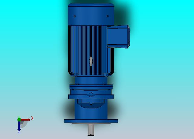 RXF77法兰轴伸式安装斜齿轮减速机RX77-Y3-4P-100-M1-0°-Φ200