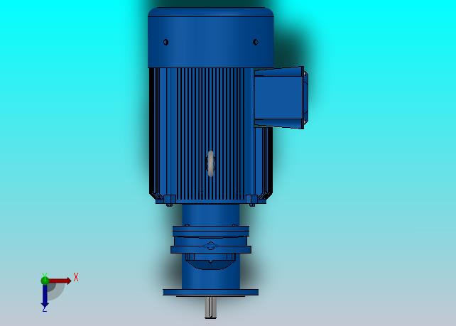 RXF77法兰轴伸式安装斜齿轮减速机RX77-Y11-4P-160M-M1-0°-Φ250
