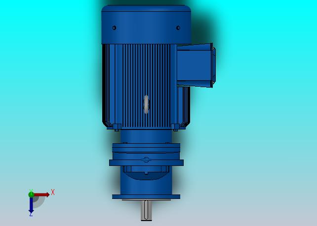 RXF87法兰轴伸式安装斜齿轮减速机RX87-Y11-4P-160M-M1-0°-Φ250