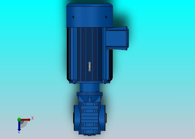 SA57空心轴安装斜齿-蜗轮蜗杆减速机SA57-YV2.2-4P-12.8-M1-0°-B