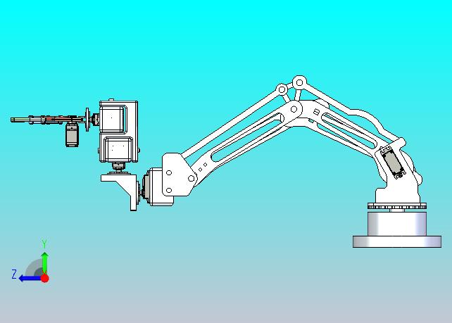 机械臂简易结构3D图纸 STEP格式
