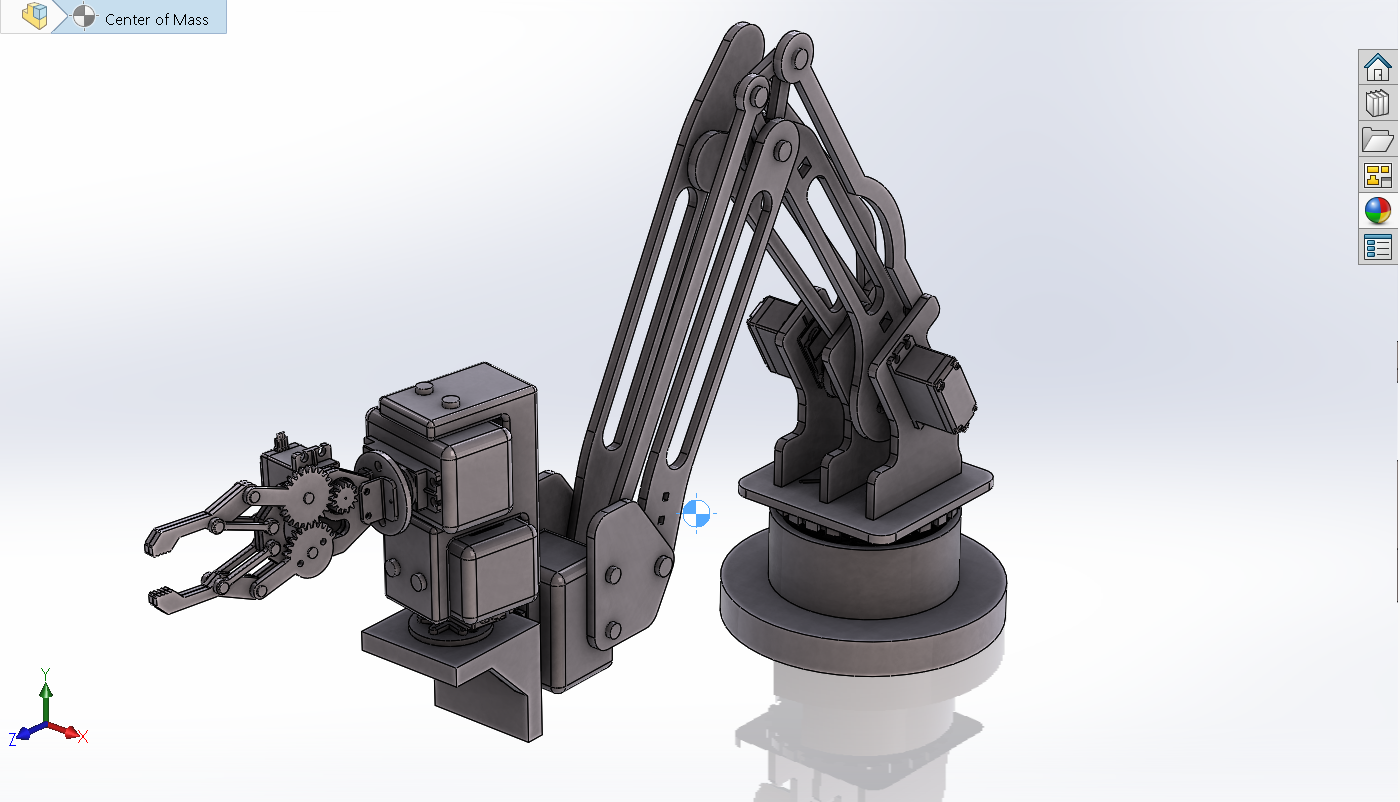 机械臂简易结构3D图纸 STEP格式