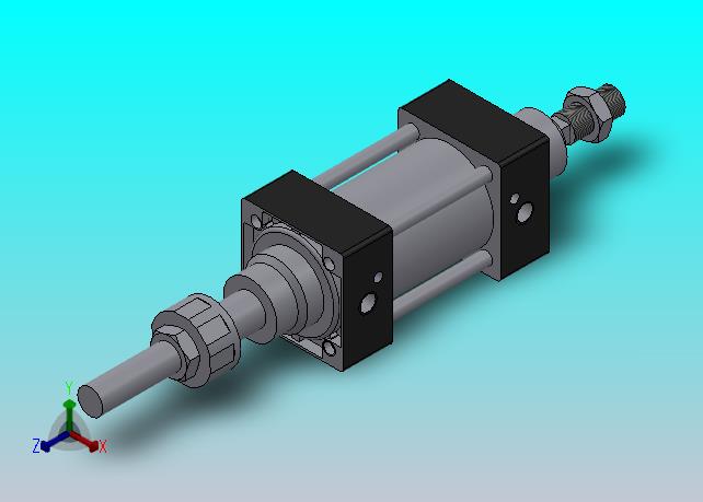 SIJ双轴复动行程可调型气缸SIJ50×25-S-CS1U1