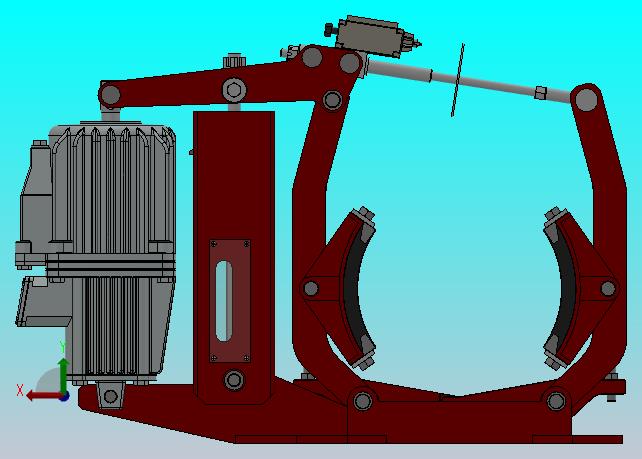 YW、YWB系列电力液压鼓式制动器YW250-300-ⅠA-HR-WC.RL.WC