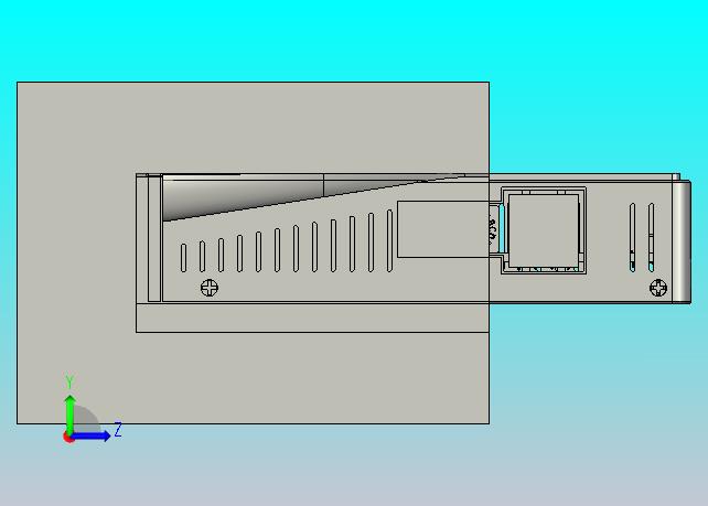 数字步进电机与驱动器2DM3-EC522 3D图