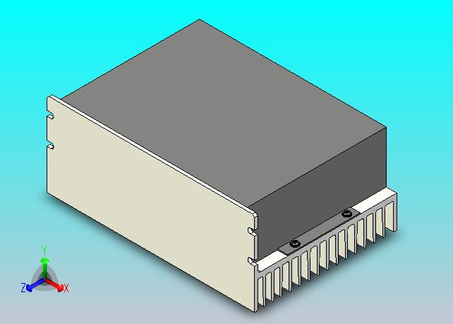 数字步进电机与驱动器DM2282_3D图