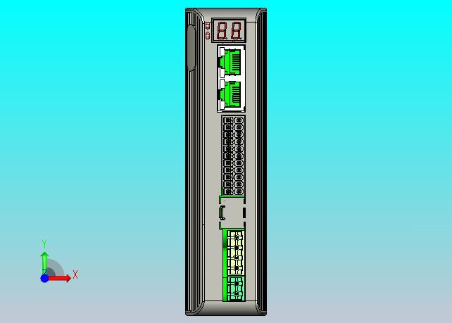 闭环步进电机与驱动器CL3-EC808AC_3D模型