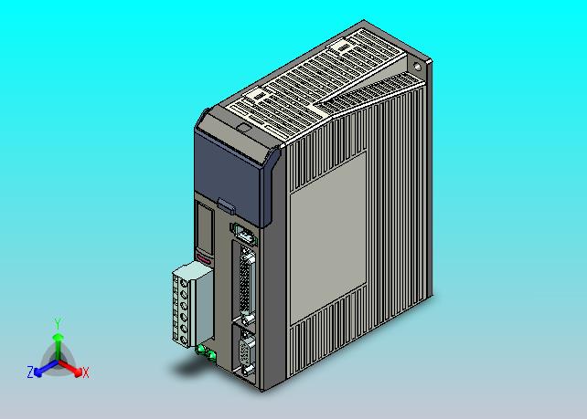 混合伺服系统H2系列3D图纸h2-758