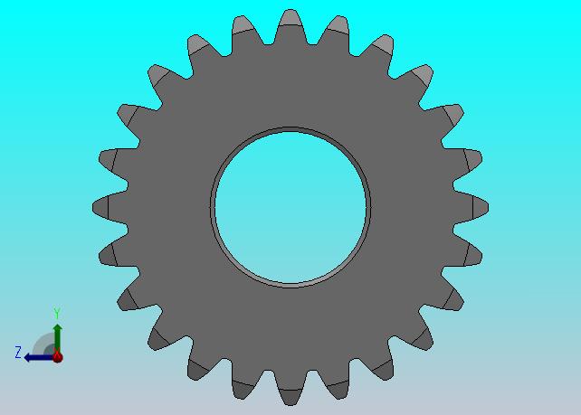 标准型模数0.5直齿轮压力角20°_GSAHC-0.5-24-3-dc5-A