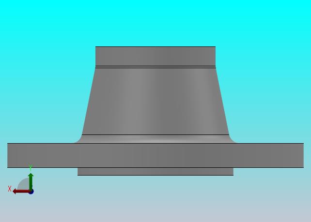 凸面整体钢制管法兰_法兰 DN50-PN10 M 1