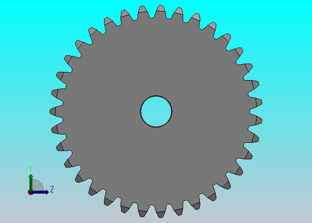 凸缘型模数1.5直齿轮压力角20°_GSDDC-1.5-35-15-dc8-A