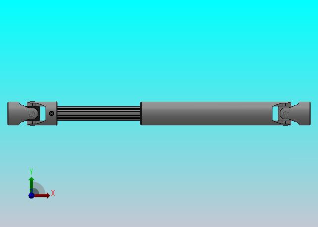 万向联轴器WSP1-PB-Φ16-Φ16-380／490WSP型可伸缩小型十字轴万向联轴器