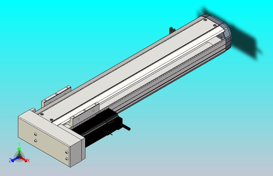 ETH10-400-BL-100W+煞車直线模组