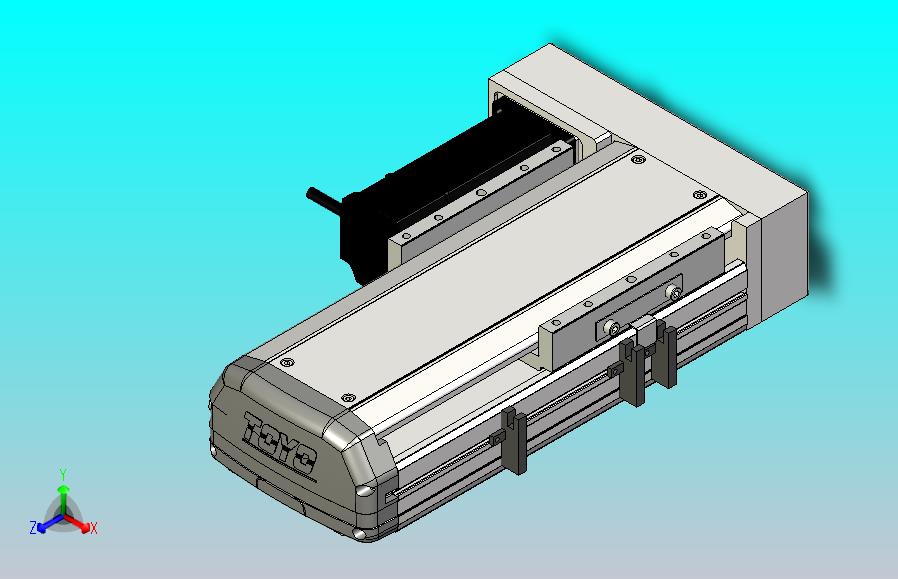 ETH14-100-BL-200W+煞車直线模组