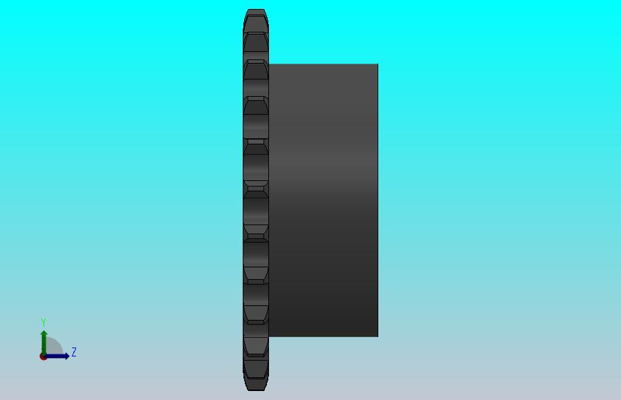 直孔链轮06B型_25-06B-1
