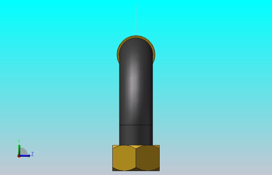 锥密封双90°棉线编织胶管总成A型_32A-1000
