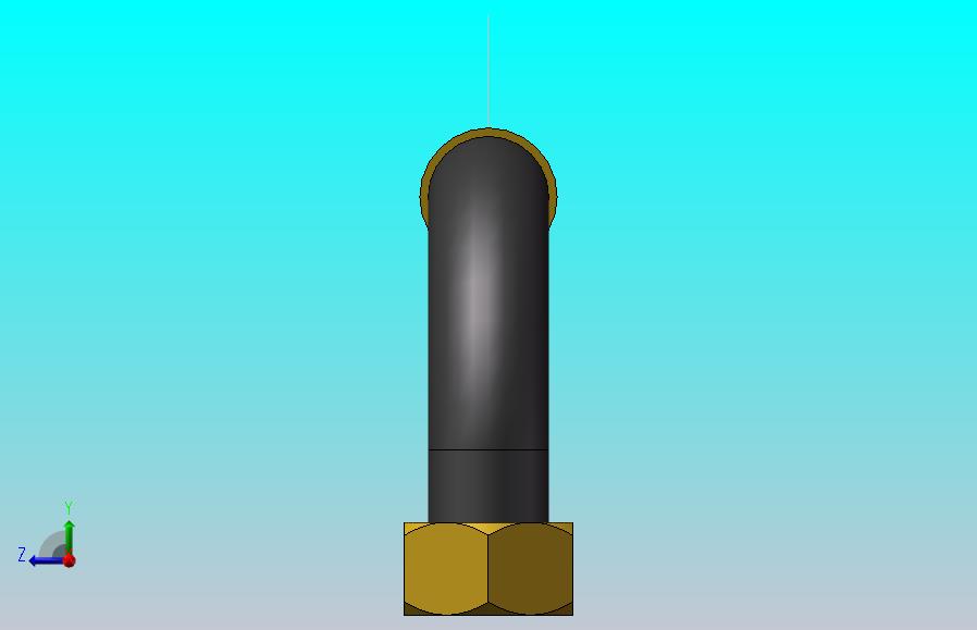 锥密封双90°棉线编织胶管总成A型_32A-1000