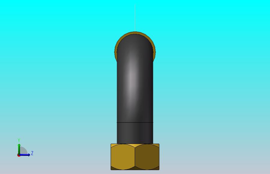 锥密封双90°棉线编织胶管总成A型_38A-1000