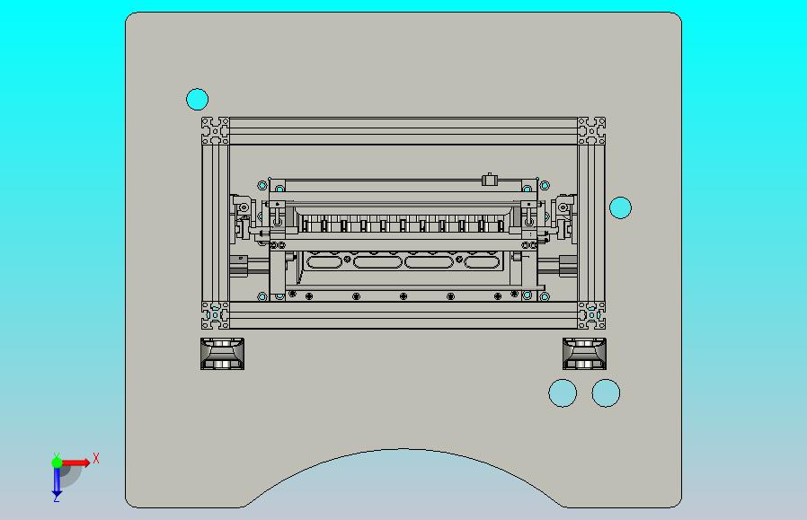 工装操作台3D模型
