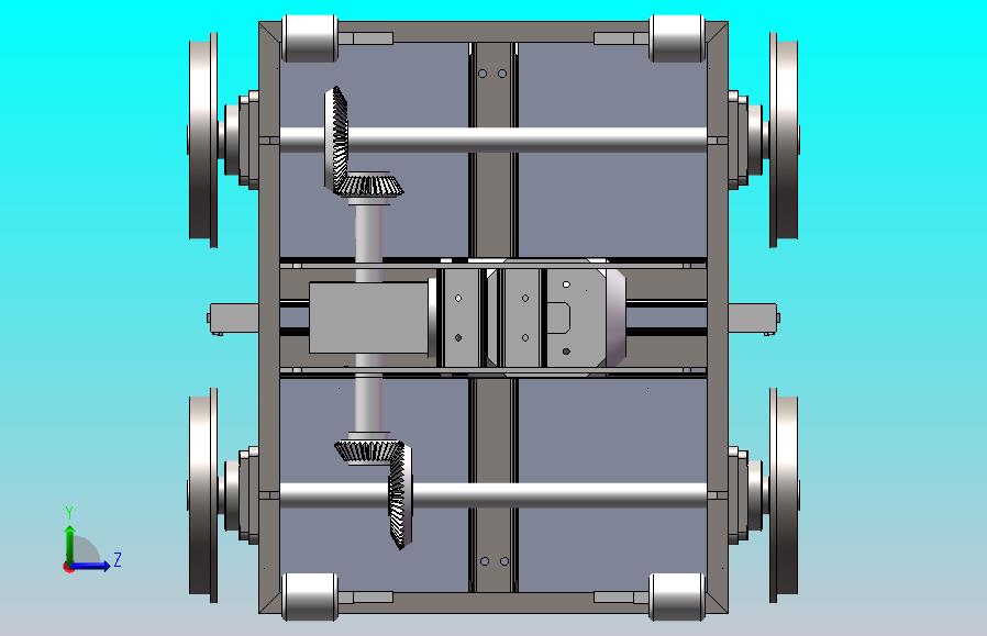 探伤小车sw+cad+运动仿真视频