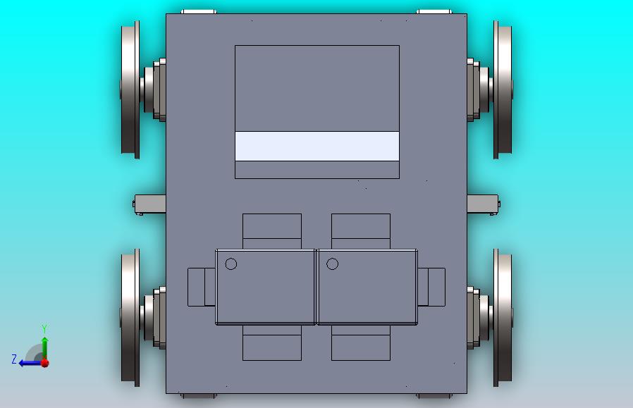探伤小车sw+cad+运动仿真视频