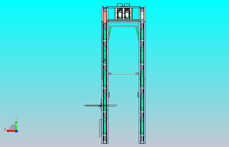 叉车卸货设备3D图纸 STP格式