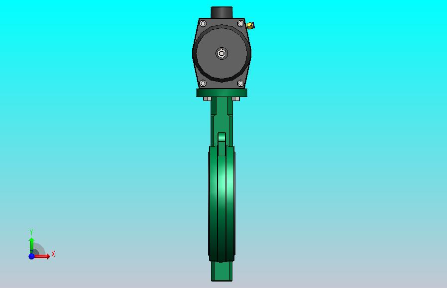 DN200气动蝶阀蝶阀
