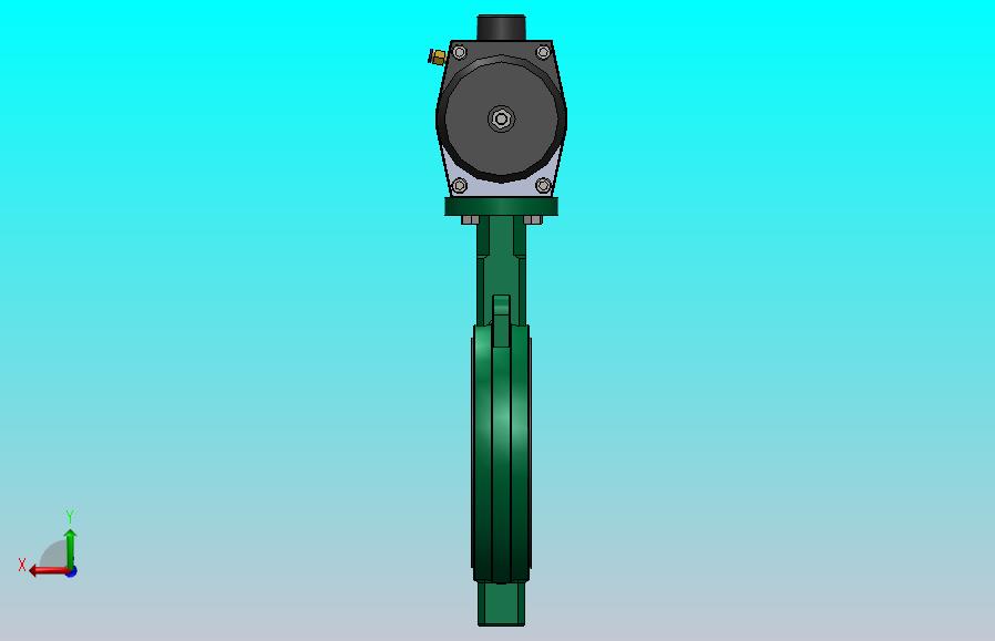 DN200气动蝶阀蝶阀