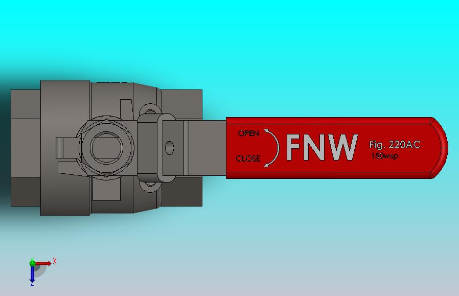 FNW-FNW220ACJ二片式内螺纹球阀