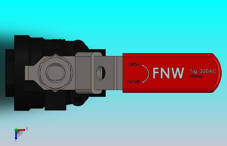 FNW-FNW221ACC二片式内螺纹球阀