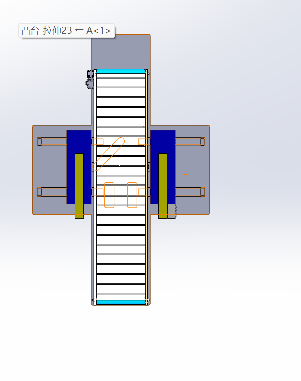 间距可调的纸箱打捆机3D数模图纸 Solidworks18设计