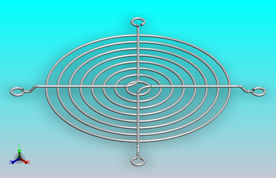User Library-Grille ventilateur 120mm_护网